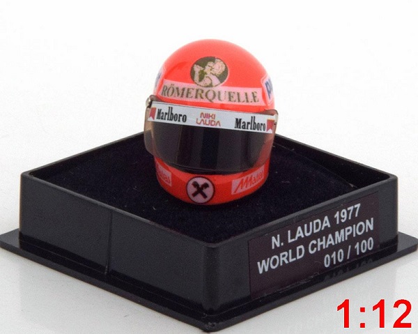 ferrari helm weltmeister 1977 lauda world champions collection (limited edition 100 pcs.) M75391 Модель 1 12